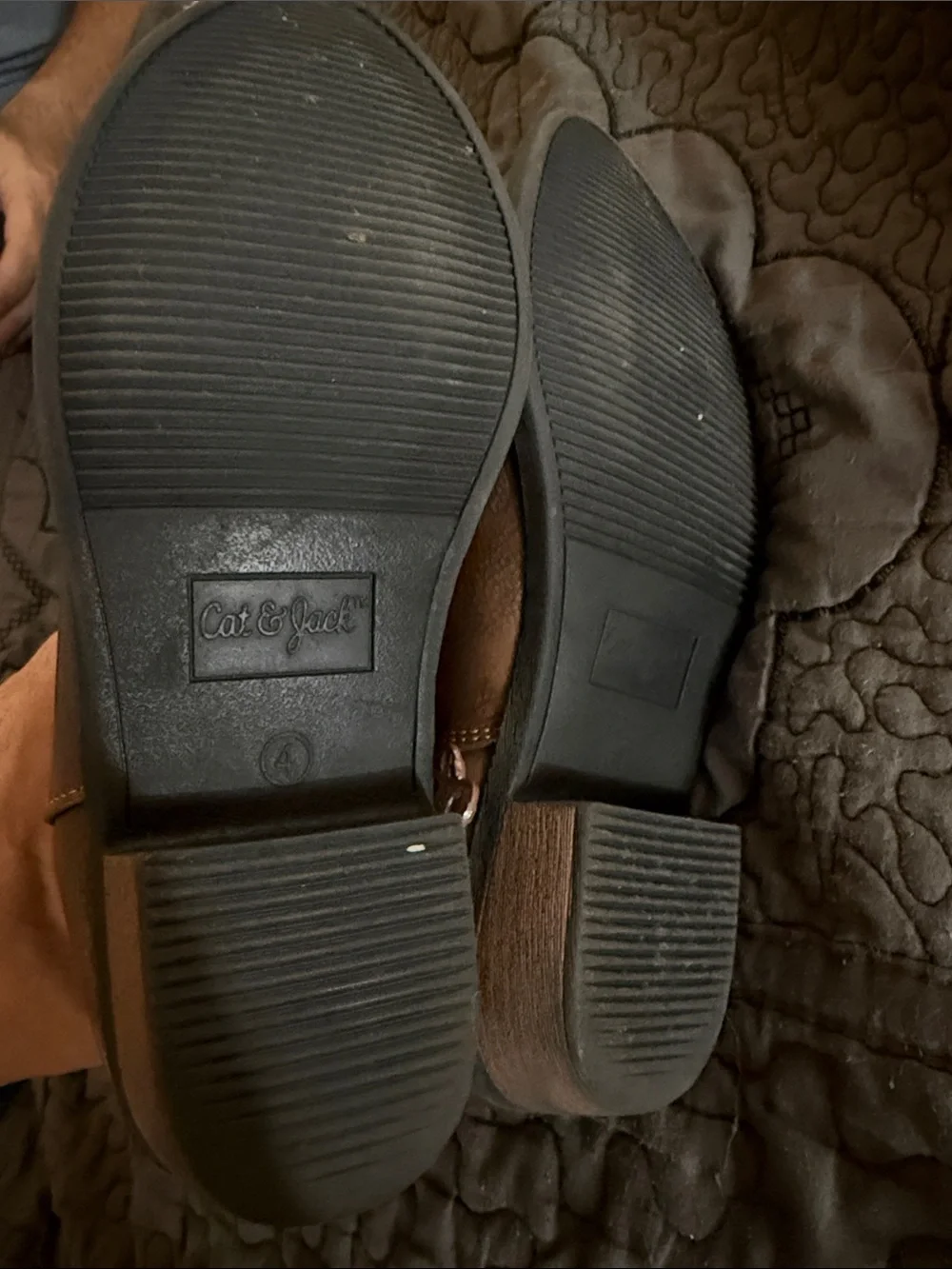 Cat & Jack Brown Kids Western Cowboy Boots